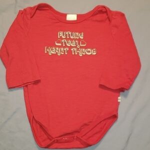 Future teen heart throb onsie size 12-18 months